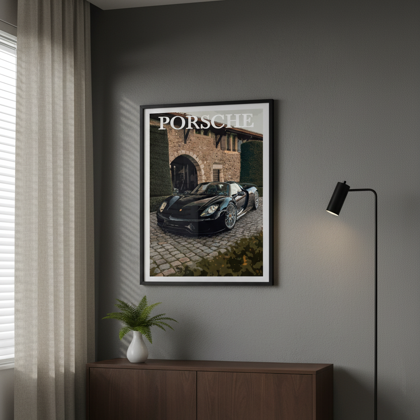 Porsche 918 spyder poster - Virgil