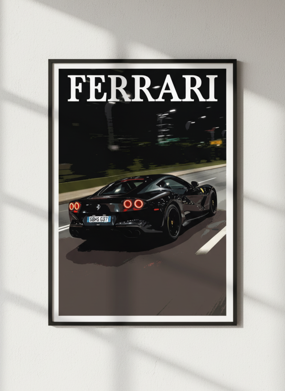 Ferrari 812 poster - Virgil