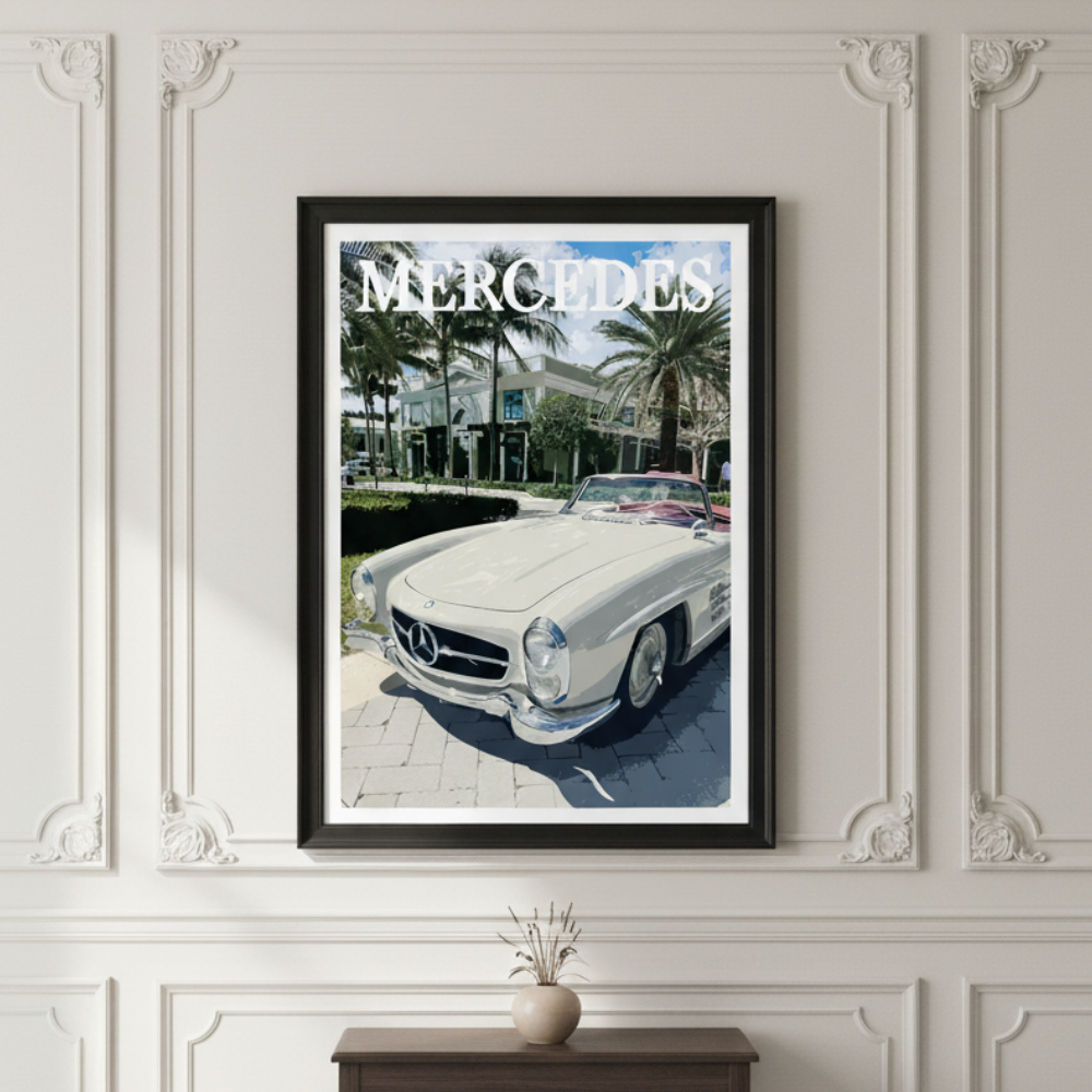 klassisk Mercedes poster - Virgil