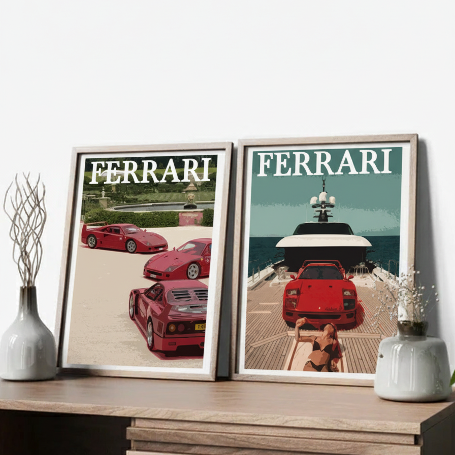 Ferrari f40 poster - Virgil