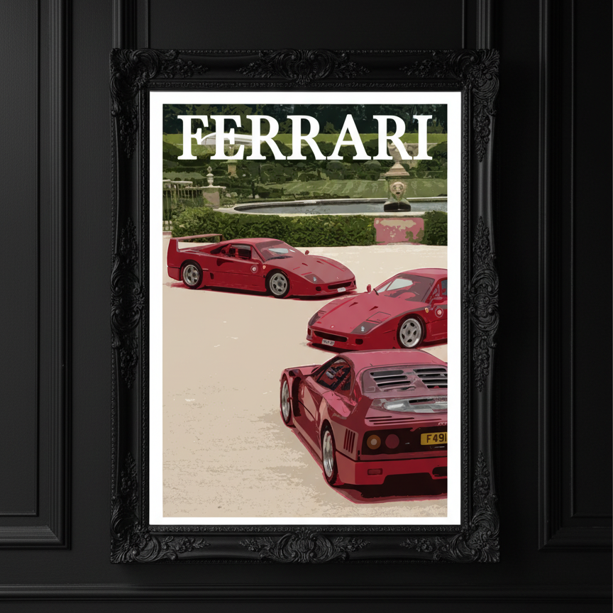 Ferrari f40 poster - Virgil