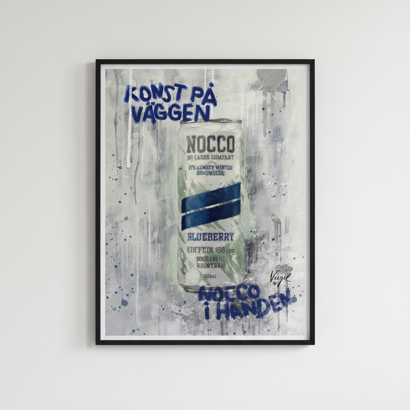 nocco blueberry-poster