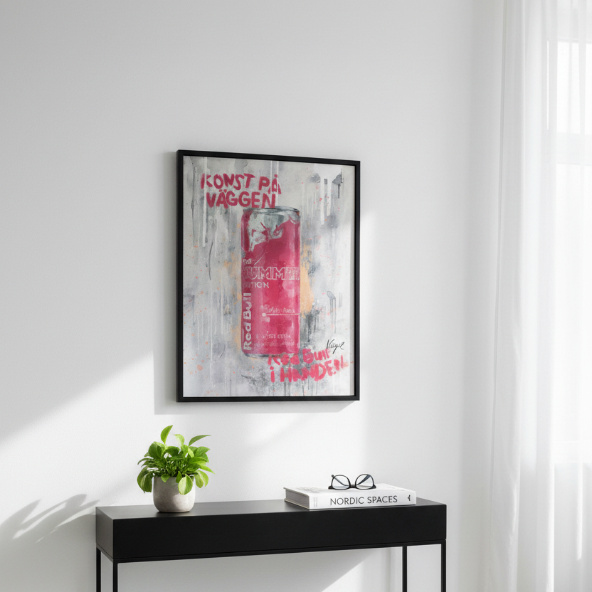 red bull white peache-poster