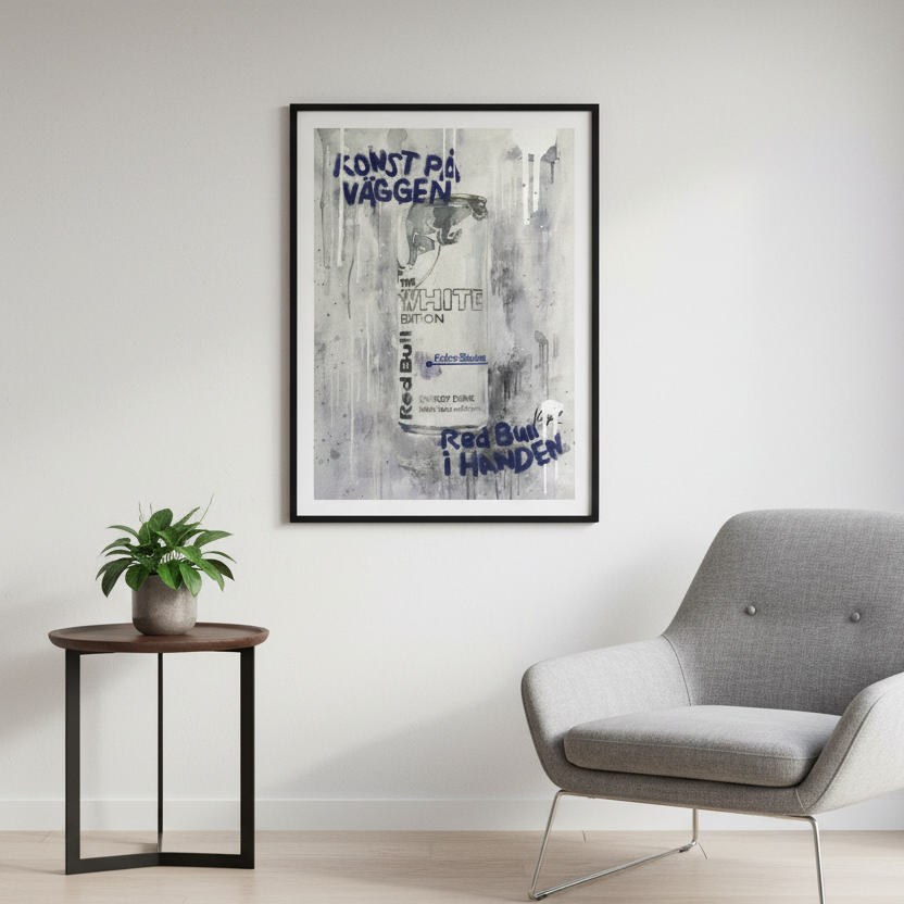 Red Bull Kokos blåbär-poster