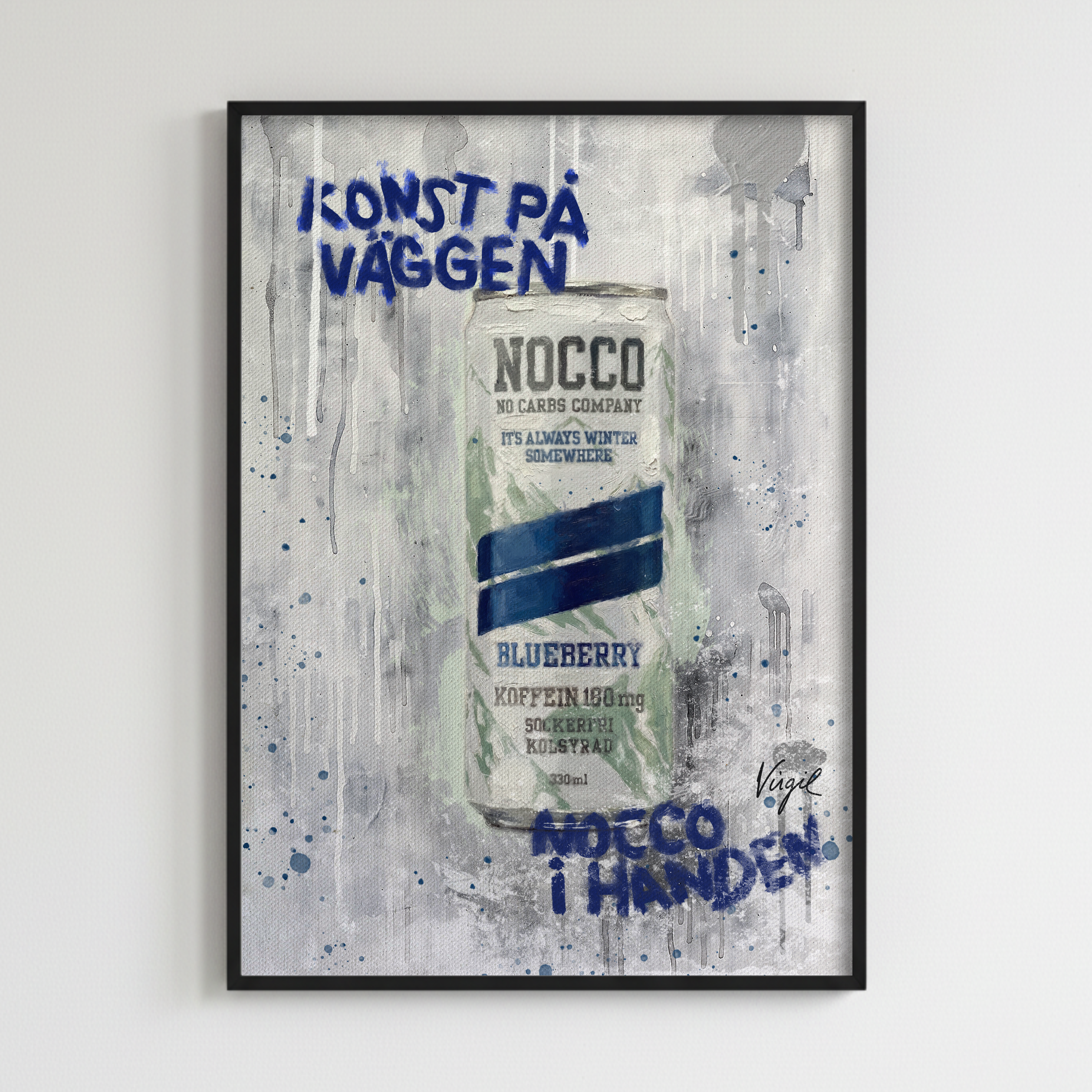 nocco blueberry-poster