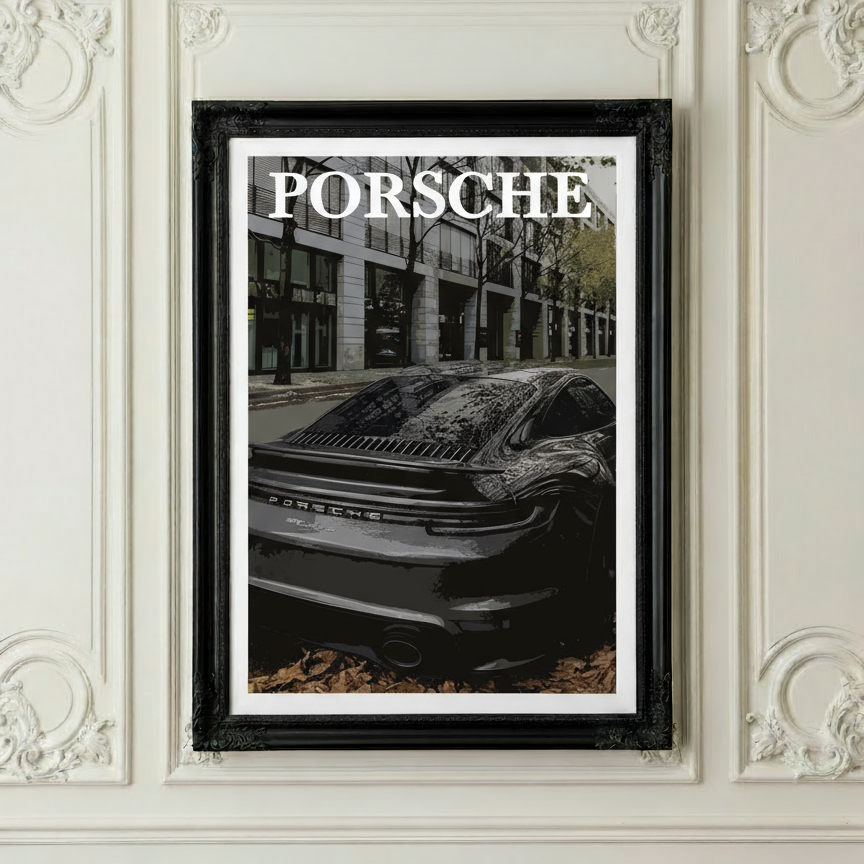 Porsche 911 turbo s poster - Virgil