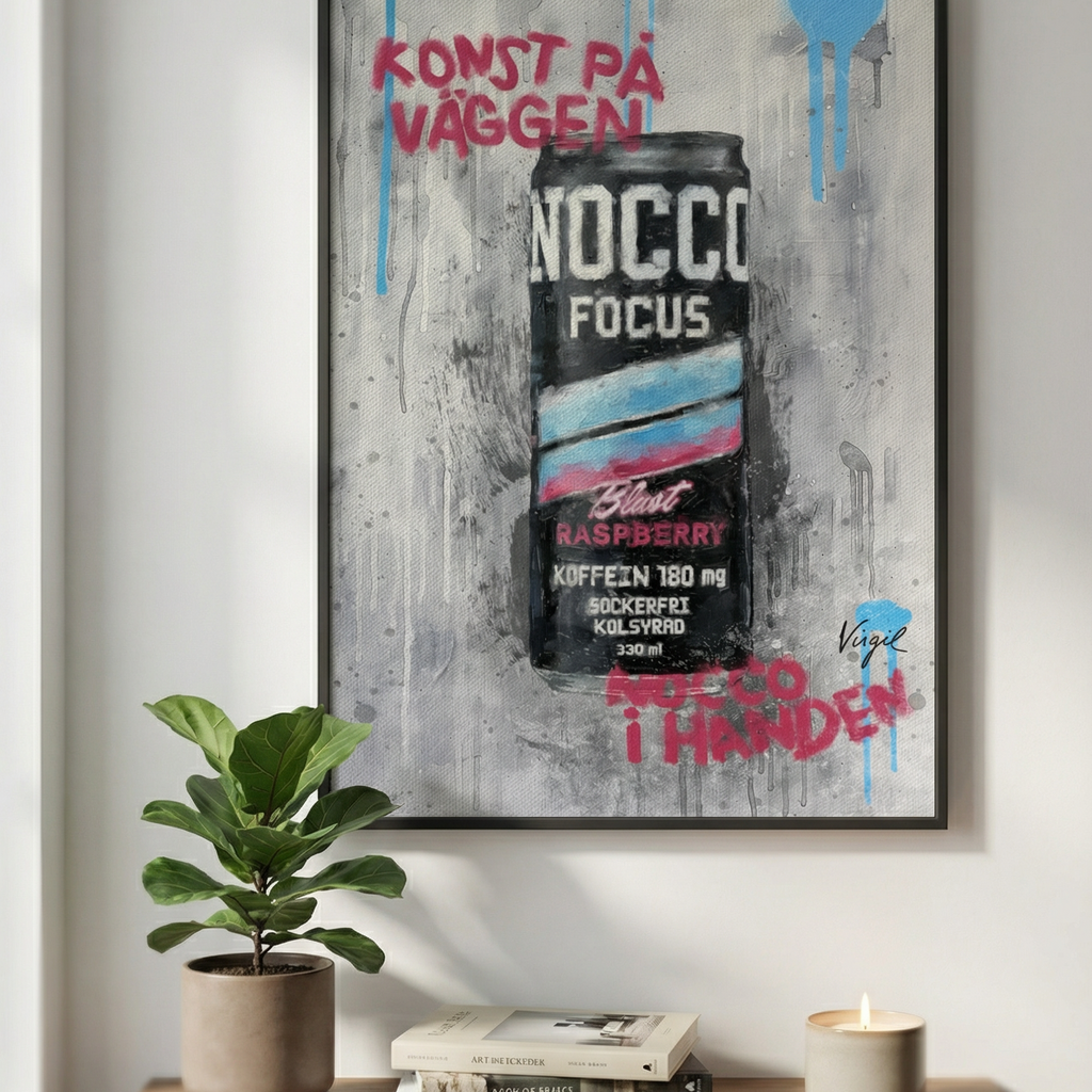 NOCCO Raspberry blast-poster