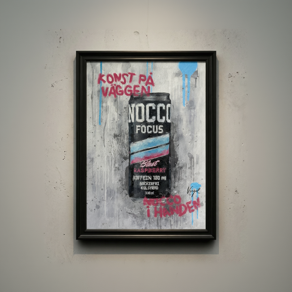 NOCCO Raspberry blast-poster