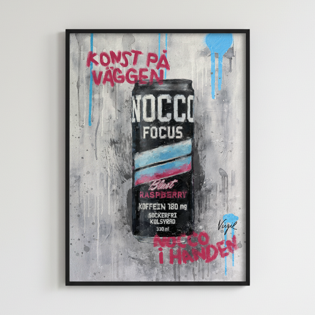 NOCCO Raspberry blast-poster