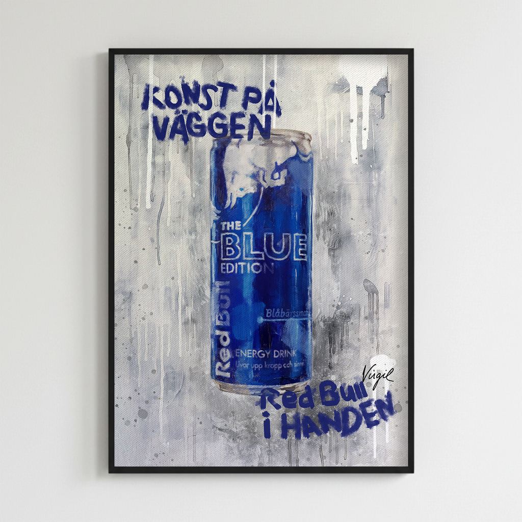 Red Bull Blåbär-poster