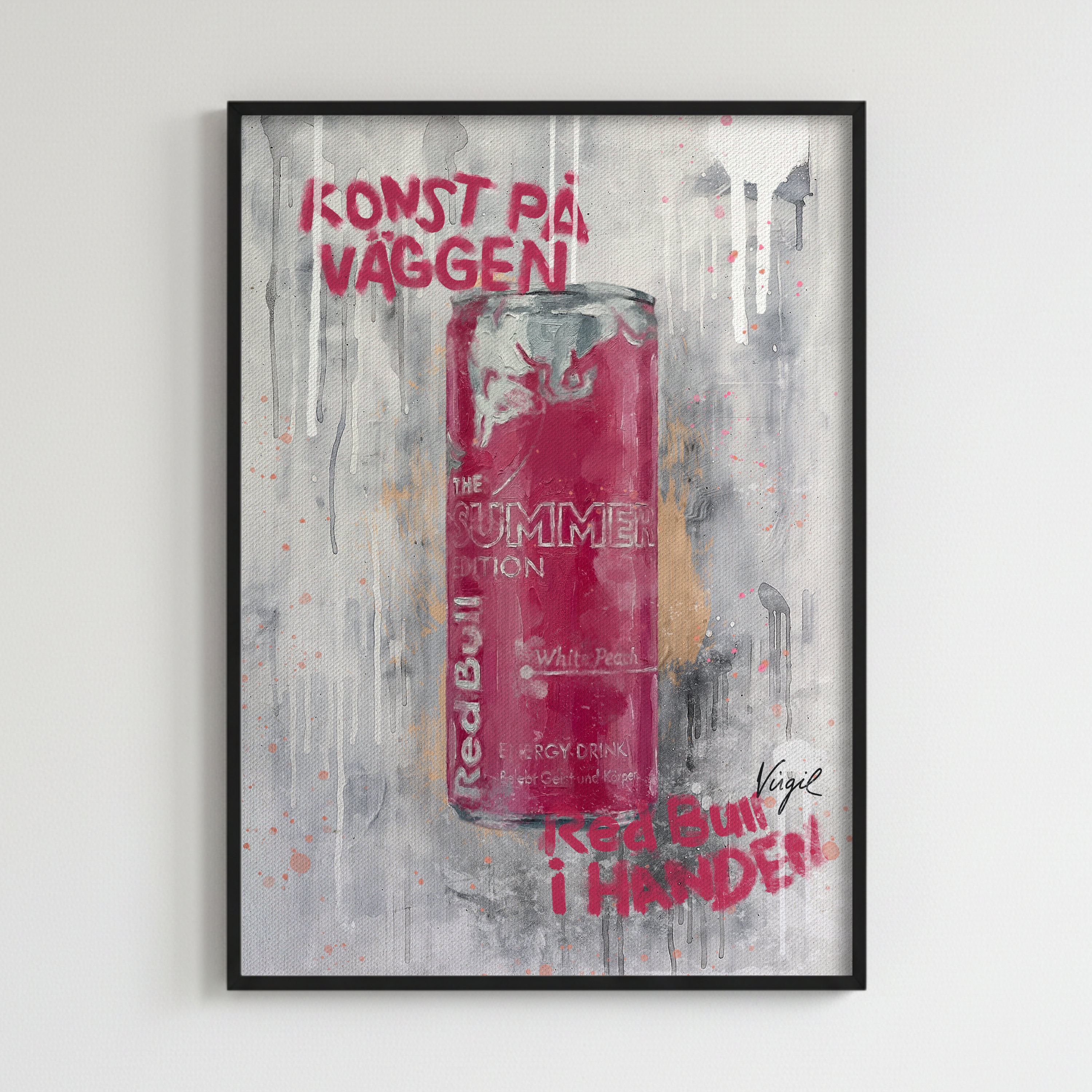 red bull white peache-poster